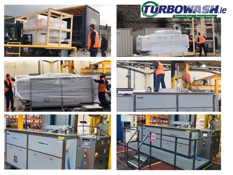 Unpacking and installation of an ultrasonic TT3000N tank