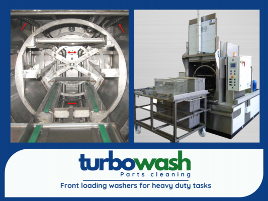 Front loading washers for heavy-duty washing tasks
