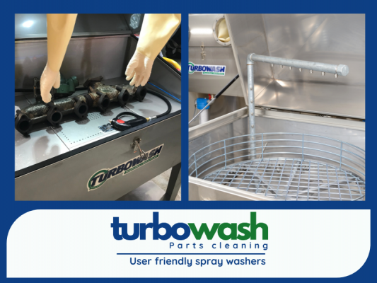 User-friendly spray washers