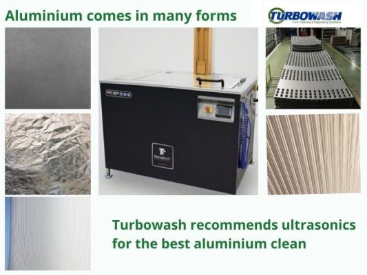 Parts washers for cleaning Aluminium