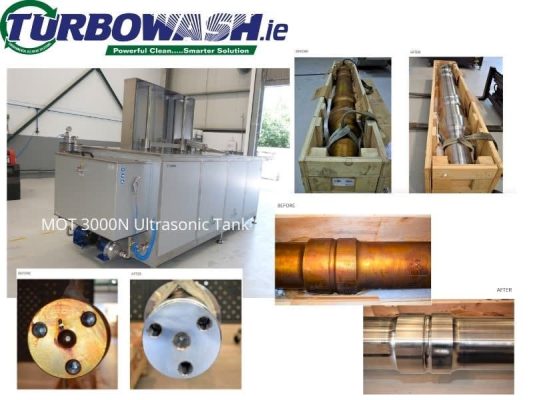 Train Axles Trials in an Ultrasonic Tank