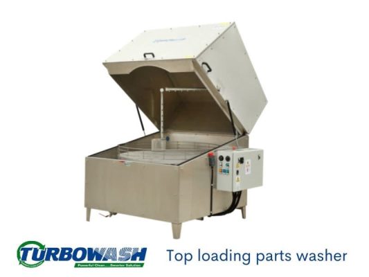 Top loading parts washers