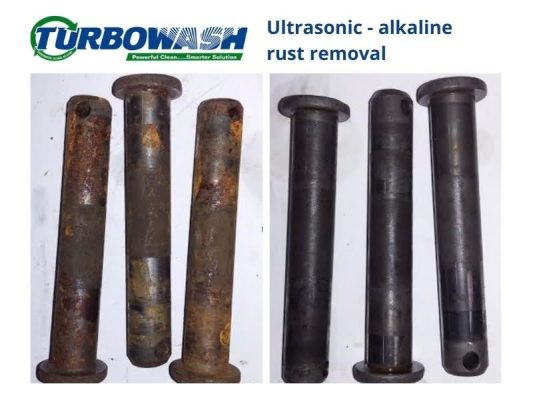 Will ultrasonics remove rust?