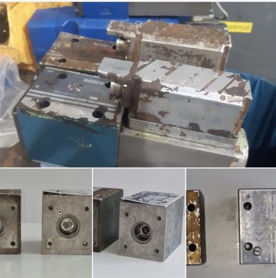 Ultrasonic cleaning hydraulic valves