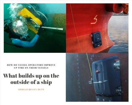 What builds up on the outside of a ship